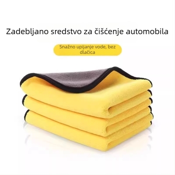Gruba upijajuća krpa za auto – bez dlačica, za čišćenje stakla i unutrašnjosti