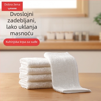Good Daughter-in-Law set od 5 mikrofiber krpa – upijajuće, bez dlačica, za kuhinju, uklanjanje mrlja, pranje posuđa, višenamjensko čišćenje