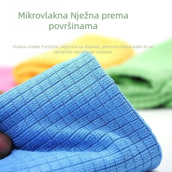 Šarena debela krpa od mikrovlakana, upija, bez dlačica, za kuhinju, pranje posuđa, brisanje stola i stakla