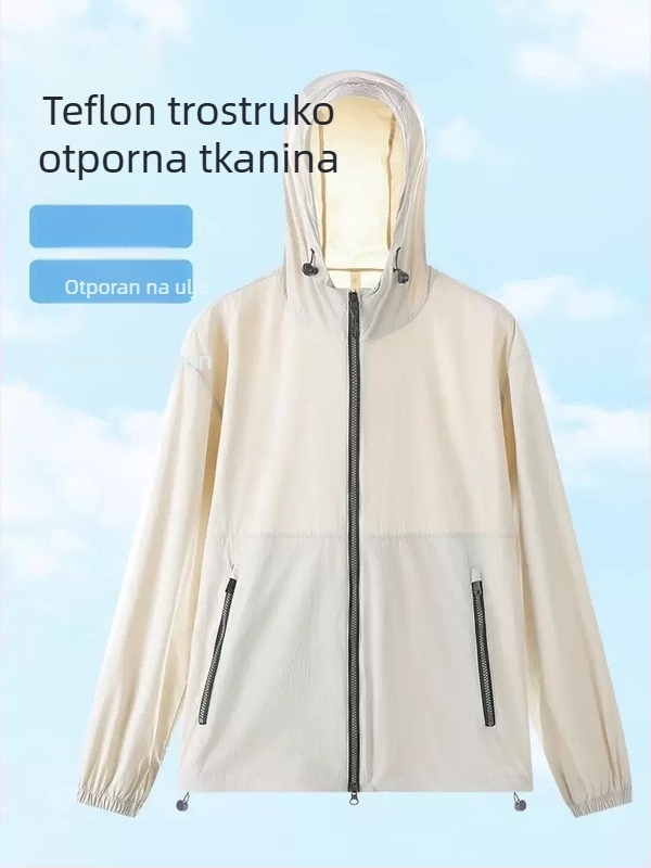 Planinska ultra tanka UV zaštitna jakna za muškarce, prozračna najlon jakna za vanjski ribolov