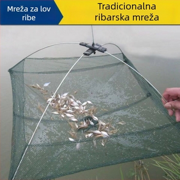 Otvorena mreža za škampe, sklopiva podizna mreža, kutija za škampe i mreža za hvatanje ribe