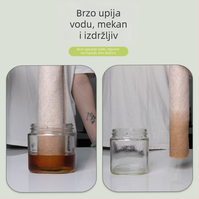 Kuhinjska krpa od loofah – visoka upojnost, otporna na ulje, lako se čisti, jednokratna