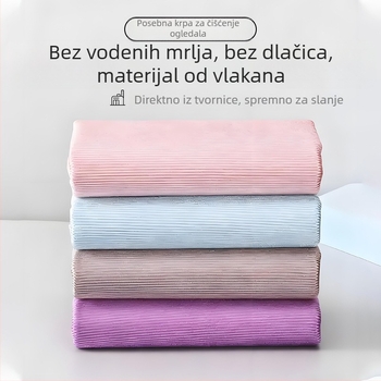 Krpa za čišćenje stakla i ogledala, bez dlačica, upijajuća, bez mrlja, za brisanje površina