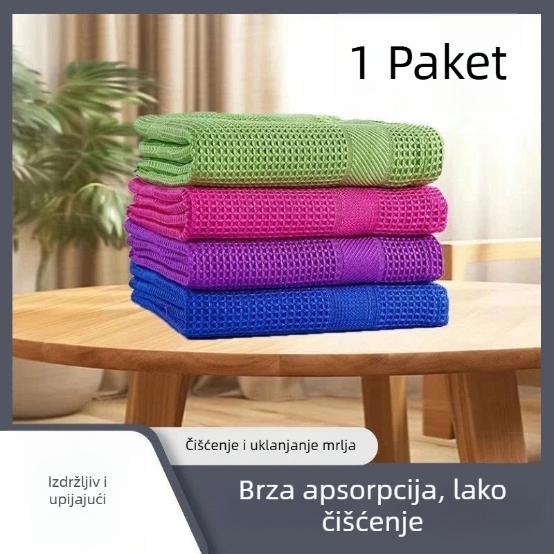 Najlon krpa za čišćenje stakla, upija, bez dlačica, bez tragova vode, za ogledala i kućnu upotrebu