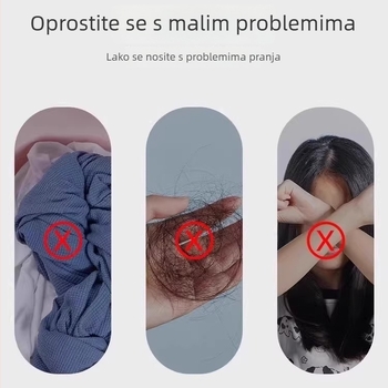 Loptica za uklanjanje mačjih dlaka iz perilice s filtarskom vrećom
