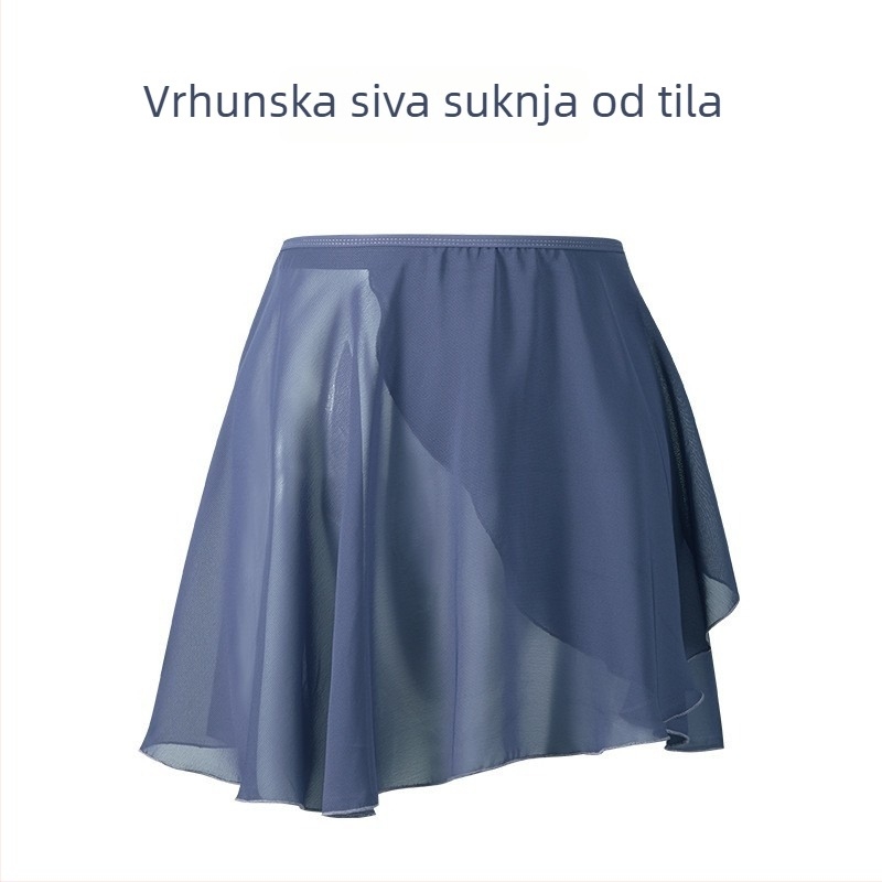 Odrasli uski baletni bod s trakama, jednodijelni, bez leđa, plesna vježba