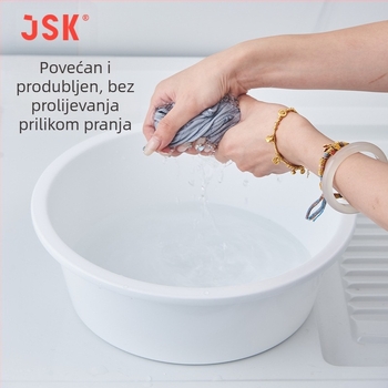 JSK debeli plastični umivaonik za kućnu upotrebu, ekstra veliki bazen za pranje, bazen za stopala i kuhinjski sudoper, 43 cm