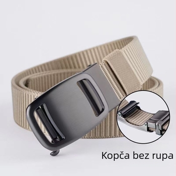 Muški najlon pojas s automatskom kopčom, minimalistički geometrijski dizajn