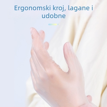 Jednokratne PVC rukavice, prehrambene kvalitete, za kuhinju, catering, pečenje i kućno čišćenje; protuklizne i nelepljive.