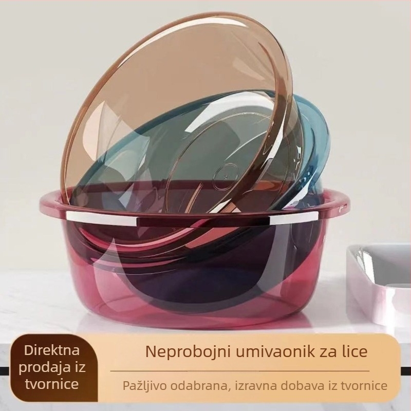 Plastična umivaonica s debelim dnom – za kuhinju, pranje rublja i pranje povrća