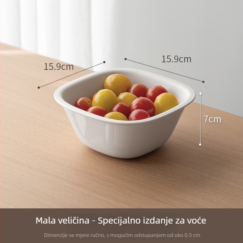 Lazy Corner Dvostruki mini koš za pranje i ocjeđivanje voća, za kuhinju i dnevni boravak, višefunkcionalan