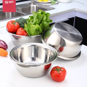 Posuda od nehrđajućeg čelika za kuhinju, debelo dno, promjer 18 cm, velika kapaciteta, za kuhanje, miješanje tijesta, pranje i pečenje