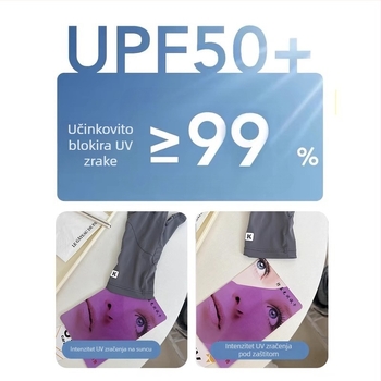 UPF50+ produljene rukavice za vožnju, zaštita od sunca za žene i muškarce, ljeto, biciklizam, bez prstiju, dodirni zaslon, leden svileni materijal