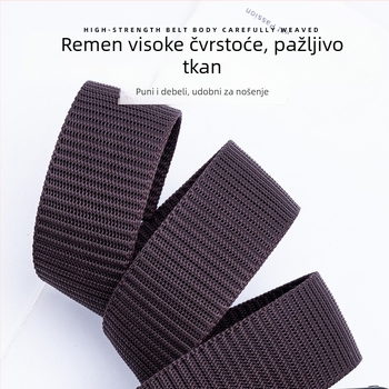 Muški taktički pojas s automatskom kopčom, bez rupa, najlonski pojas