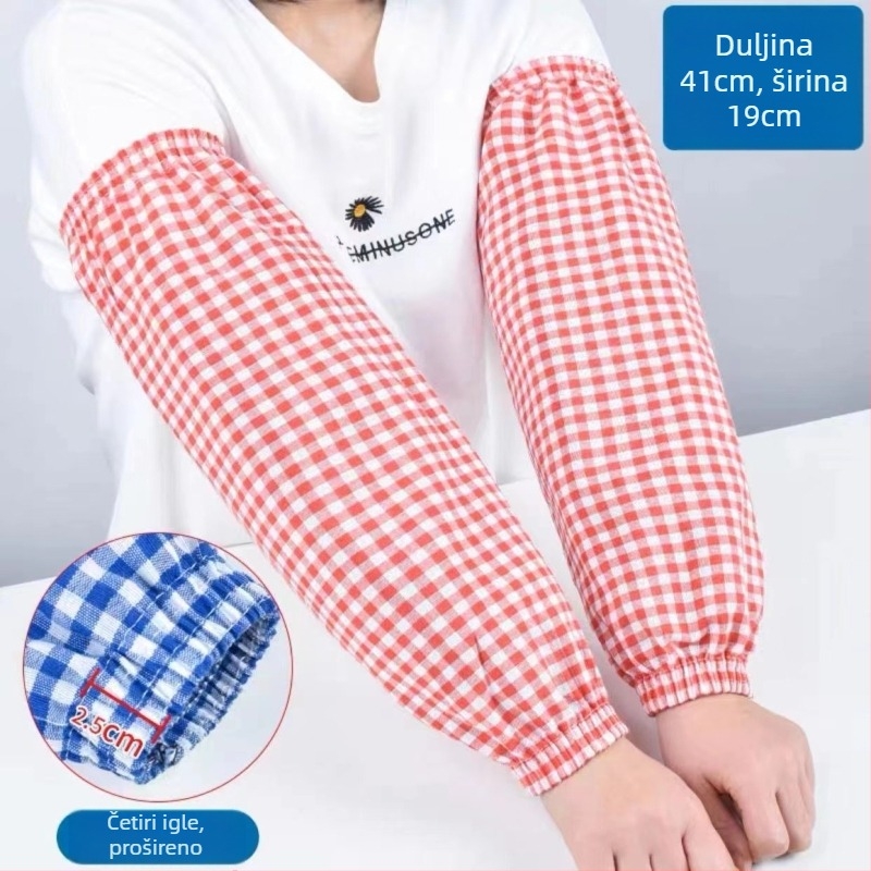 Rukavne zaštitne rukave od 100% pamuka - unisex, duge ljetne zaštitne rukave, otporne na ulje