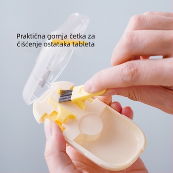 Magnetski rezač tableta i organizator, prijenosni spremnik za lijekove i kutija za pohranu