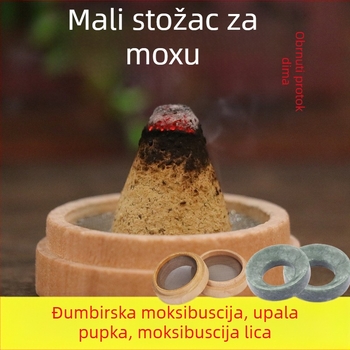 Uređaj za toplu moksoibustiju za kućnu upotrebu s vunom od moxa i pšeničnim zrnima