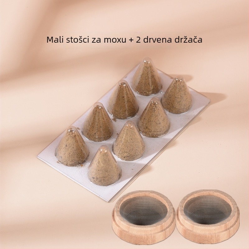 Uređaj za toplu moksoibustiju za kućnu upotrebu s vunom od moxa i pšeničnim zrnima