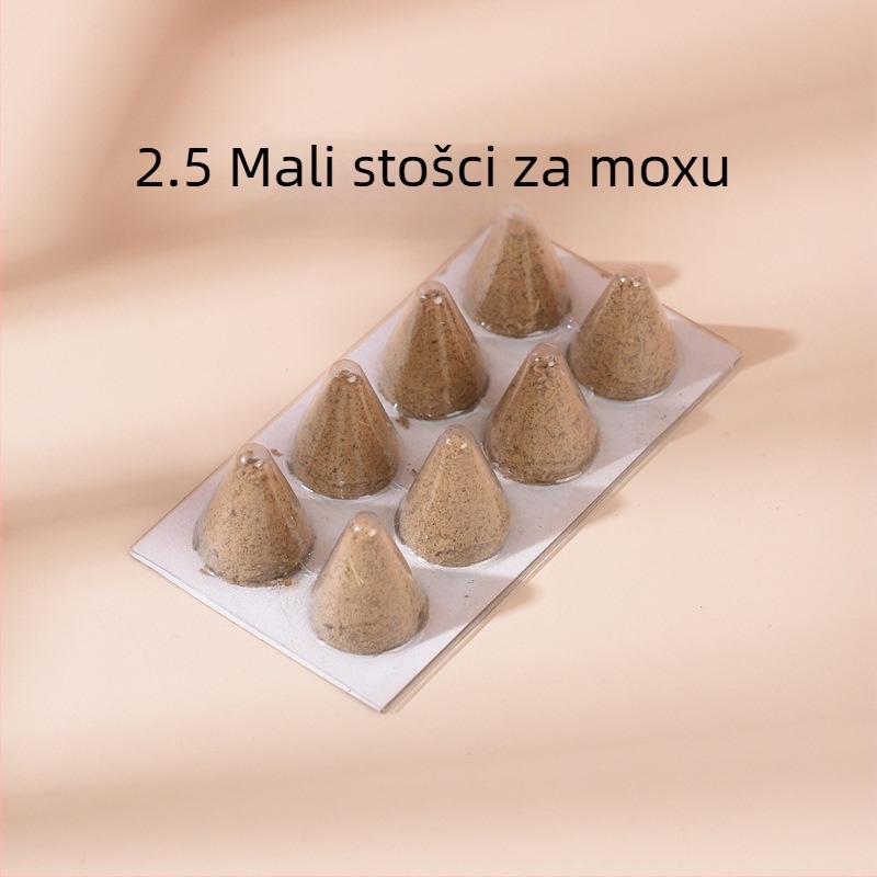 Uređaj za toplu moksoibustiju za kućnu upotrebu s vunom od moxa i pšeničnim zrnima