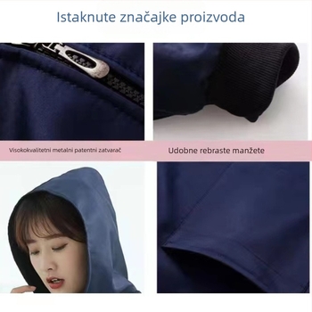 Pregača s rukavima, podstavljena fleecem – vodootporna i otporna na masnoće, zimska radna odjeća za kuhinju