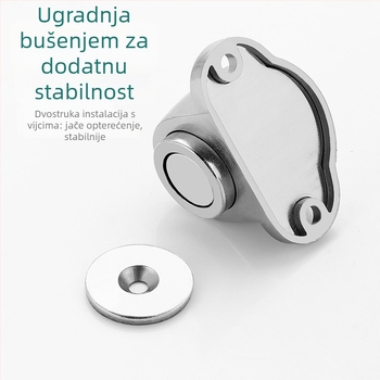 Stoper za vrata od cinkovog legura, podni montaža, tih zatvarač vrata, zaštita od sudara, gornji hardver za vrata
