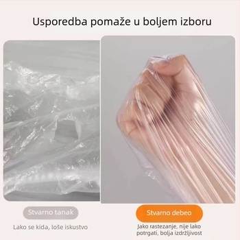 Navlaka za krevete i kauč s elastičnom trakom, potpuno prekrivanje, jednokratna