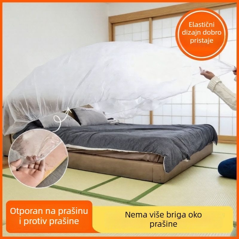 Navlaka za krevete i kauč s elastičnom trakom, potpuno prekrivanje, jednokratna