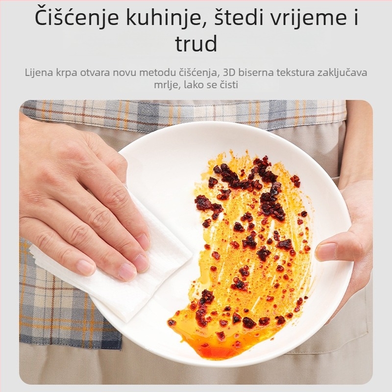 Kuhinjska krpa za čišćenje, viseća, s donjim izvučnim dijelom, jednokratna krpa za pranje posuđa