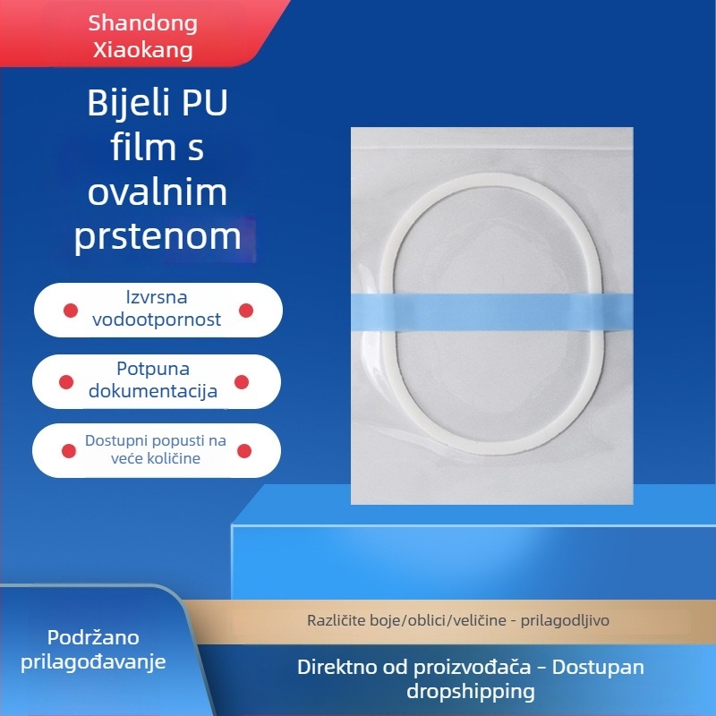 Xiaokang PU membrana s kružnim prstenom, prozirna vodootporna flaster za akupunkturne točke
