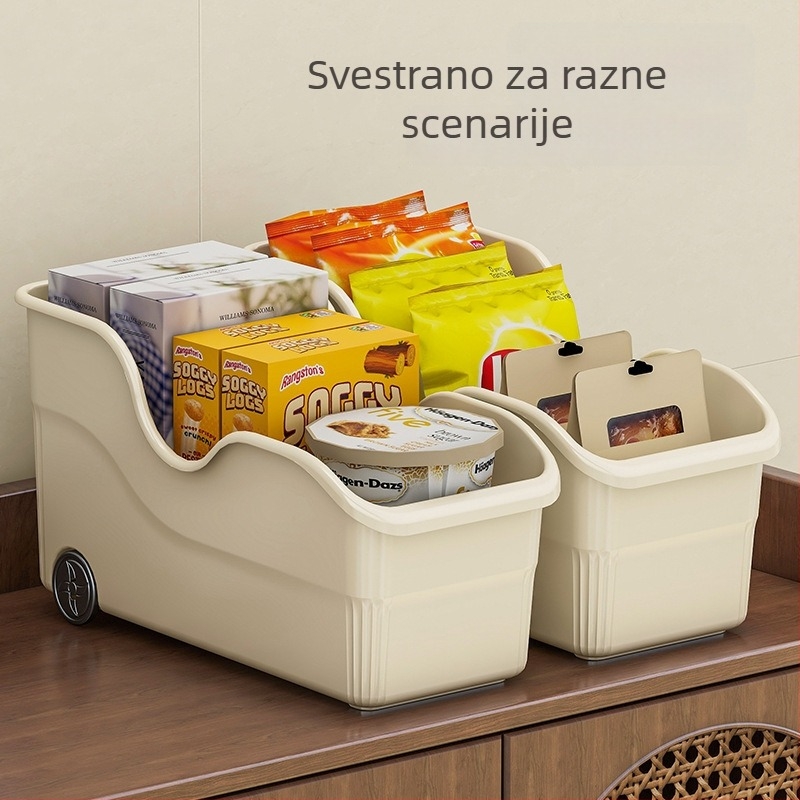 Kutija za pohranu u ormaru s kotačićima – kuhinjski organizator, velik kapacitet