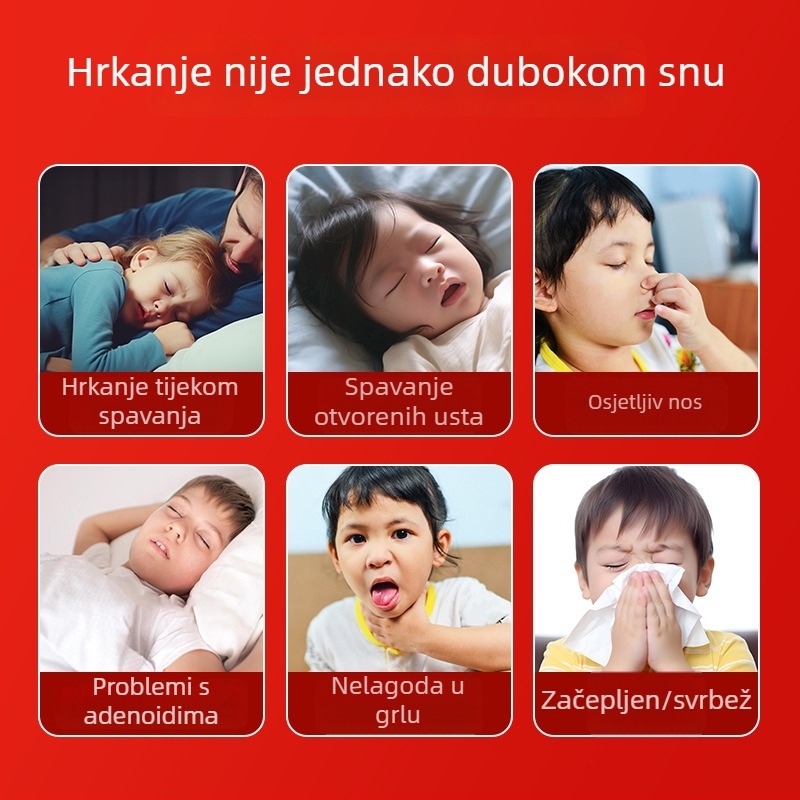 Patch za adenoidnu hipertrofiju kod djece – podrška nosnom disanju i korekcija disanja kroz usta, OEM prilagodba