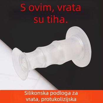 Silikonski štoper vrata protiv sudara, bez bušenja, novi model – za kućnu upotrebu, kupaonica i spavaća soba