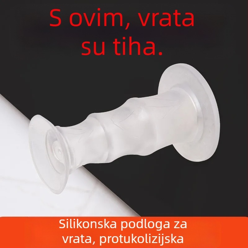 Silikonski štoper vrata protiv sudara, bez bušenja, novi model – za kućnu upotrebu, kupaonica i spavaća soba