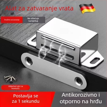 Magnetski zatvarač za vrata ormara od nehrđajućeg čelika, snažan magnet, starinski stil ormara