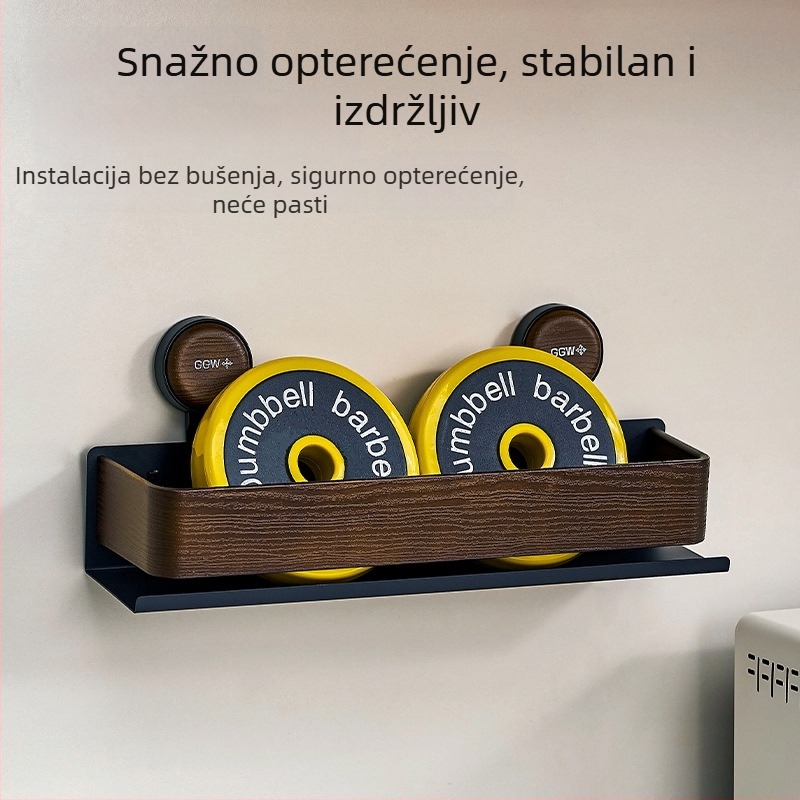 Držač začina za kuhinju sa usisnom čašom, zidni, bez bušenja, višestruki debeli držač za začine za kućnu upotrebu