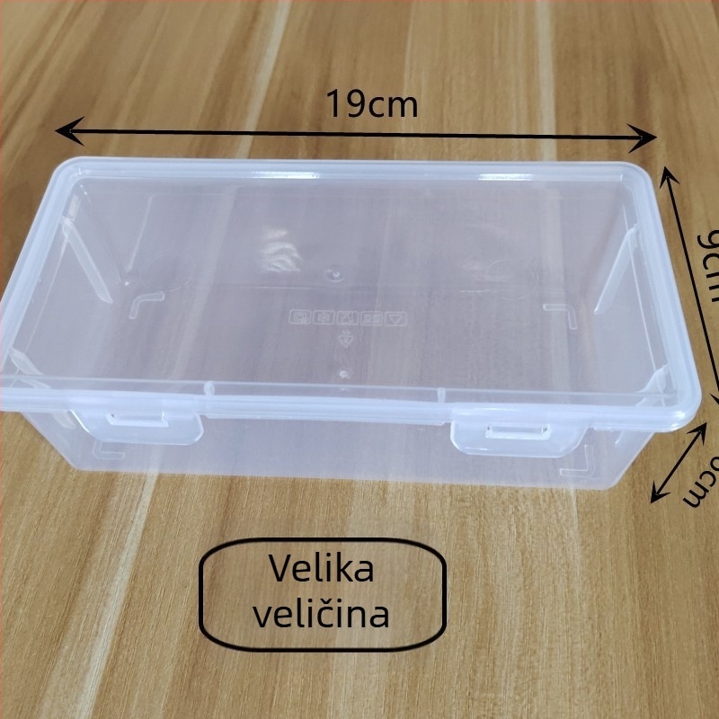 Kutija za začine s pregradama – zatvorena plastična posuda za čuvanje začina, otporna na vlagu, za anis i cimet