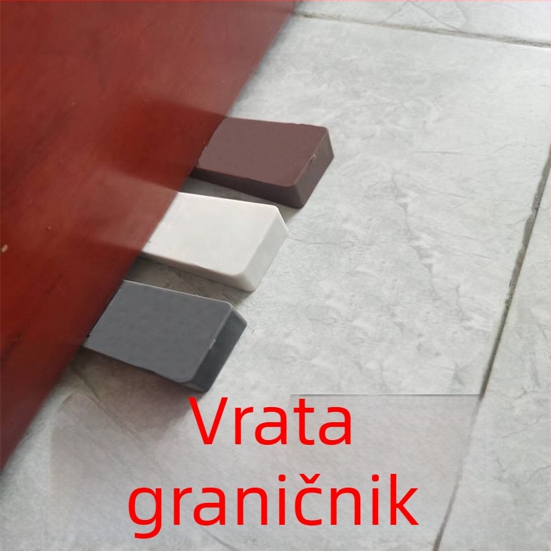 Silikonski štoper za vrata, bez bušenja, otporan na vjetar, moderan minimalistički dizajn