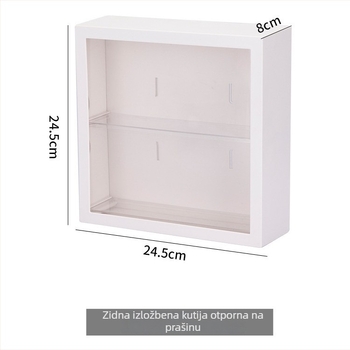 Zidni stalak za pohranu i izlaganje blind box kutija, prozirna kutija za figurice
