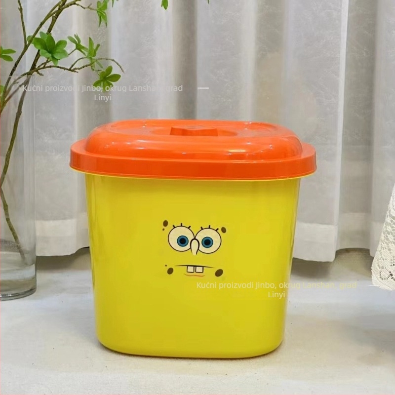 Kutija za skladištenje riže u cartoon stilu – zatvorena, otporna na vlagu i insekte, velika kapaciteta za rižu i brašno