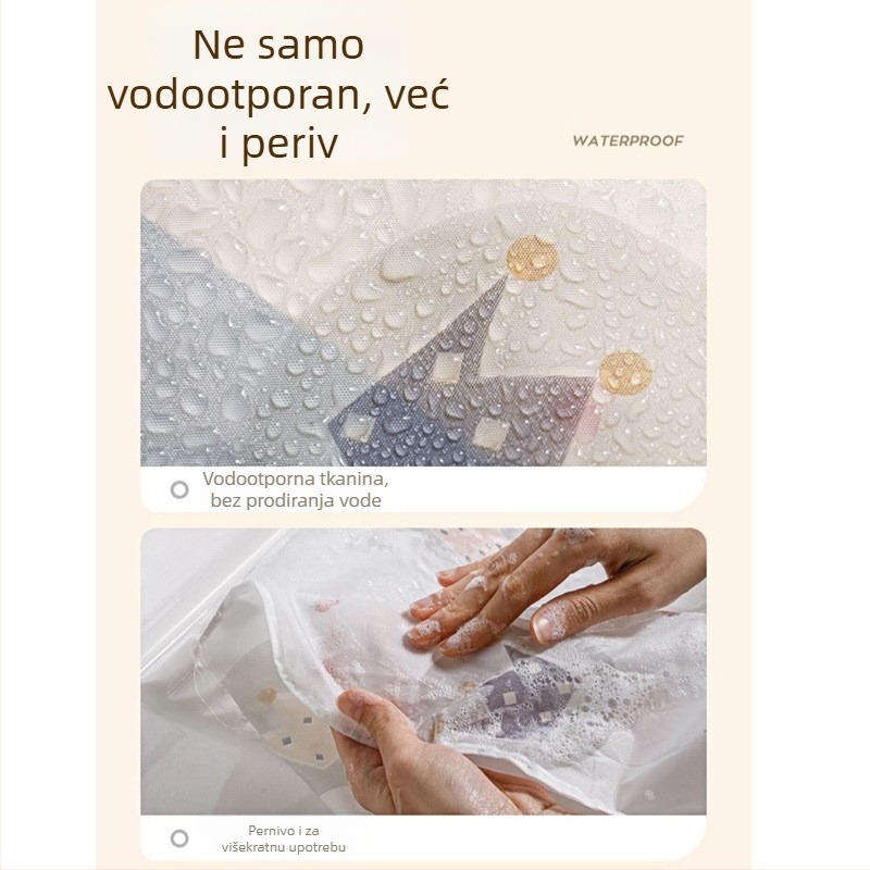 Prozirni zaštitni navlaka za vješalicu za odjeću i podni stalak za sušenje (Veličine: 90×50×150 cm; 110×50×150 cm; 130×50×150 cm; 150×50×150 cm)