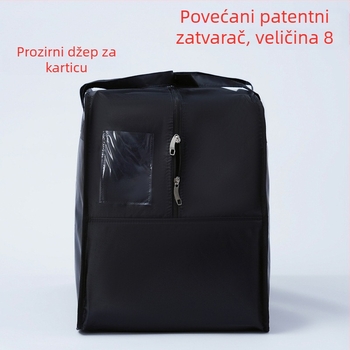 Premium vreća i kutija za prašinu za svadbenu haljinu, vodootporna torba s proširenim pokrovom prašine, spremište za dugačke haljine tijekom putovanja