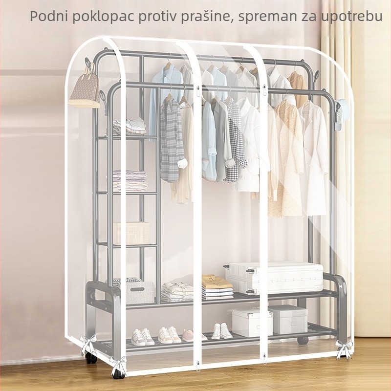 Prozirni zaštitni pokrov za odjeću za vješanje – kućna uporaba, zaštita od prašine