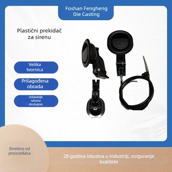 Plastična ručka u obliku roga za kauč s plinskom oprugom