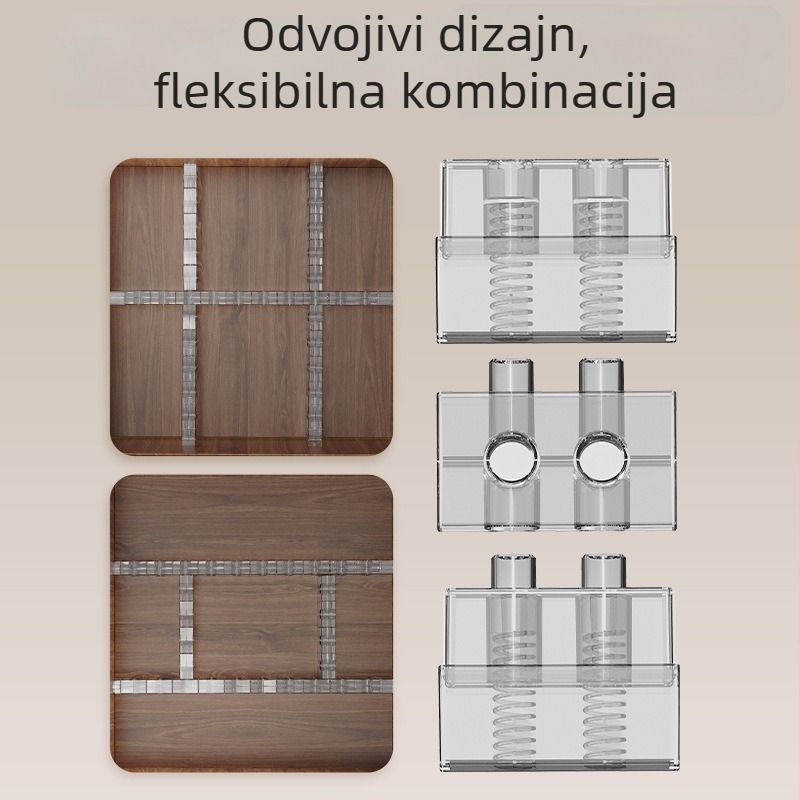 Garderobni ormarić s policama za pohranu, stolni organizator