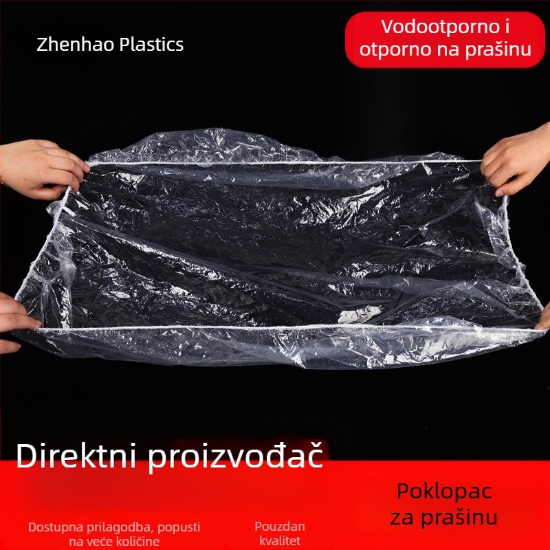 Jednokratna zaštita od prašine za kućanske uređaje, uključujući mikrovalnu pećnicu, klima uređaj, električni ventilator, kemijske uljne spremnike, pladnje i kartonske kutije.