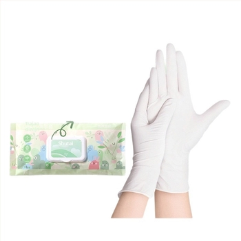 Jednokratne nitrilne rukavice s produženom dužinom, za kontakt s hranom, kuhinju, pranje posuđa i kućanske poslove, vodootporne i izdržljive.