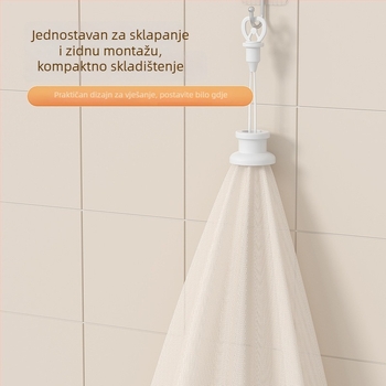 Nova jednostavna zaštita za tanjure za kućnu upotrebu, debela mrežasta zaštita protiv muha, poklopac za stol i hranu, sklopiva, protiv komaraca