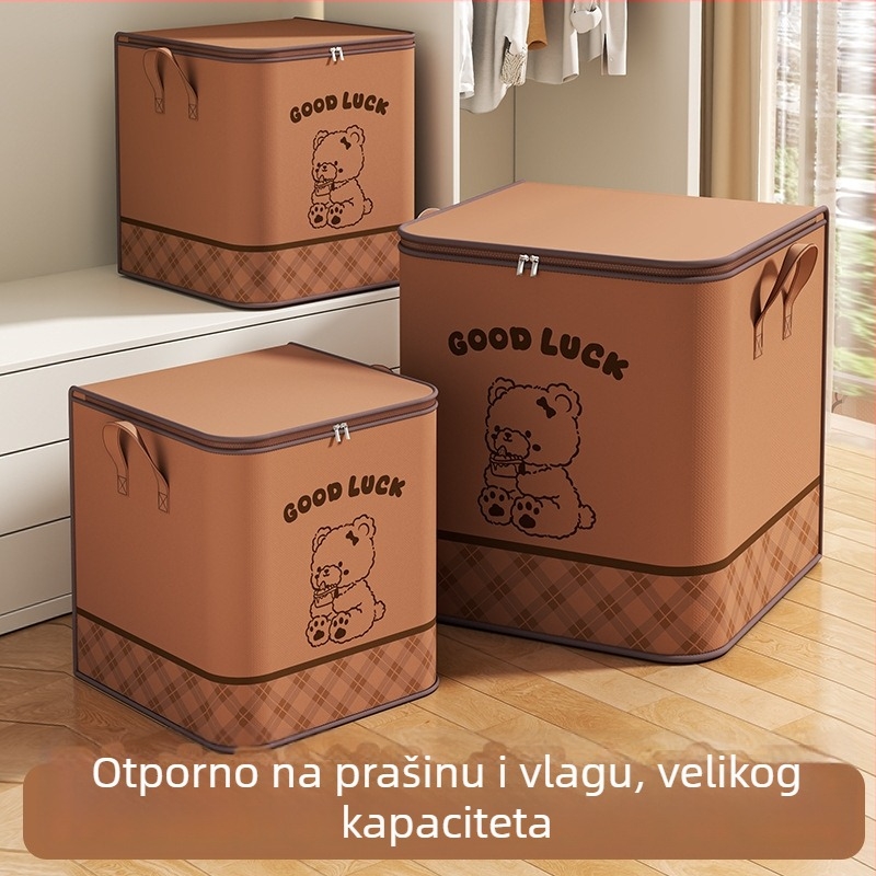 Torbe za skladištenje odjeće i deka od netkanog materijala, velike kapacitete, za spavaću sobu