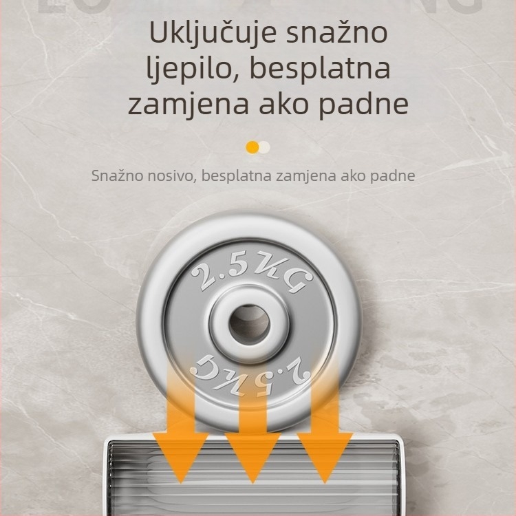 Yan Zhe Kutija za odlaganje vrećica za smeće, zidna, izvlačna, plastični organizator vrećica za kuhinju, velik kapacitet
