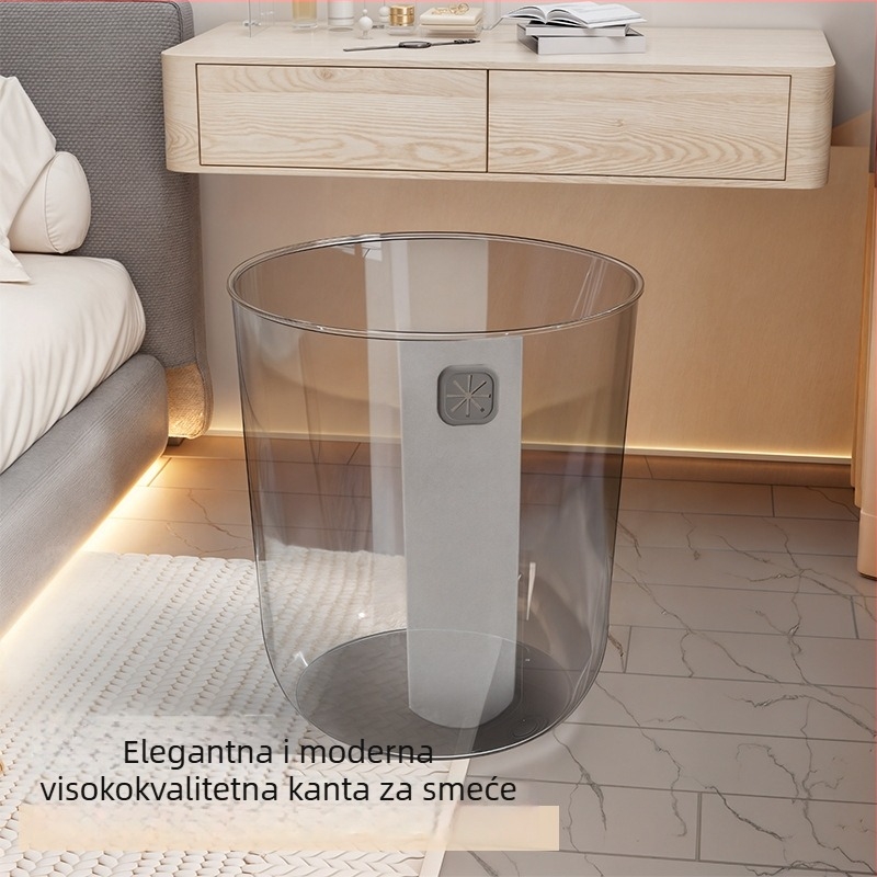 Plastični koš za otpad, kućna upotreba, bez poklopca, velikog kapaciteta, pogodan za kupaonicu, spavaću sobu i dnevni boravak